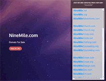 Tablet Screenshot of ninemile.com